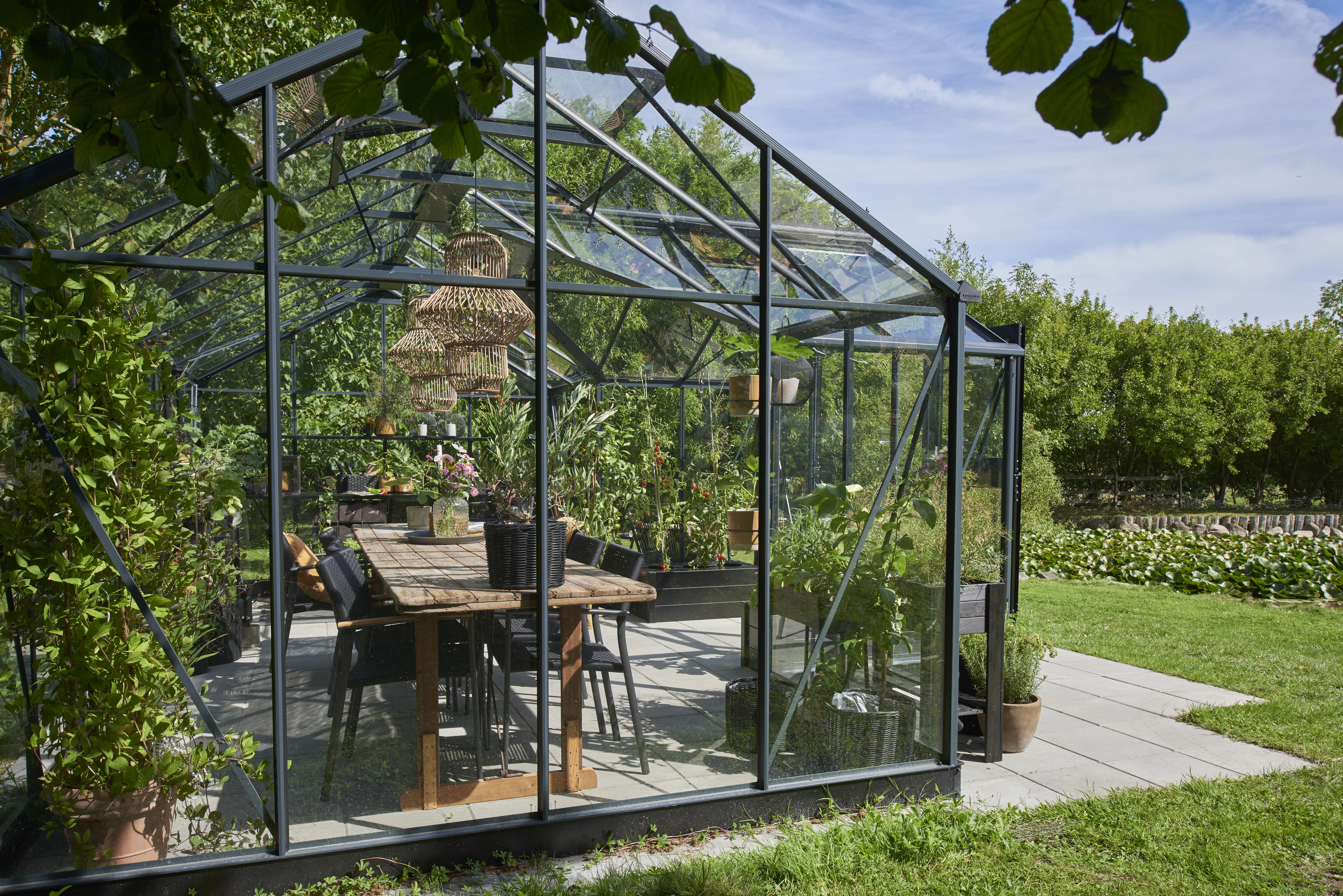 Royal Well Tuinkas Orangeri 21,5 583 x 439 cm Antraciet - Afbeelding 6